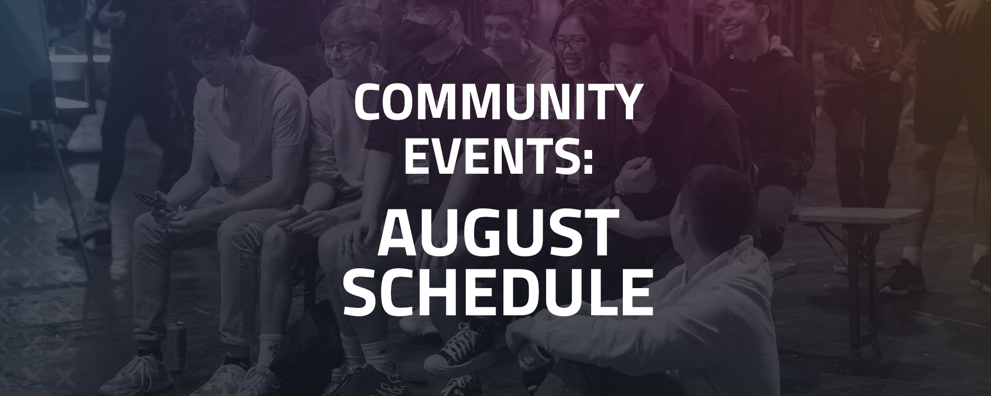 August Community Events Schedule National Student Esports